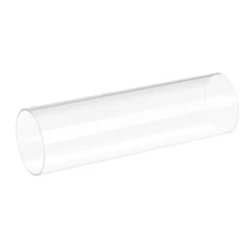 Acrylic Pipe Rigid Round Tube Clear 56mm(2.2") ID 60mm(2 3/8") OD 200mm(8")
