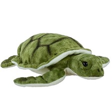 Schildkröte Kuscheltier grün liegend 35 cm Stofftier Plüschschildi
