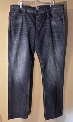 PRPS Jeans Men's 42x34 Slim Straight Big Tall Quiet Luxury Blue Denim Cotton