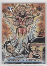 2021 Marvel Black Diamond Artist Proof 1/1 Mitch Ballard Auto Sketch ob9