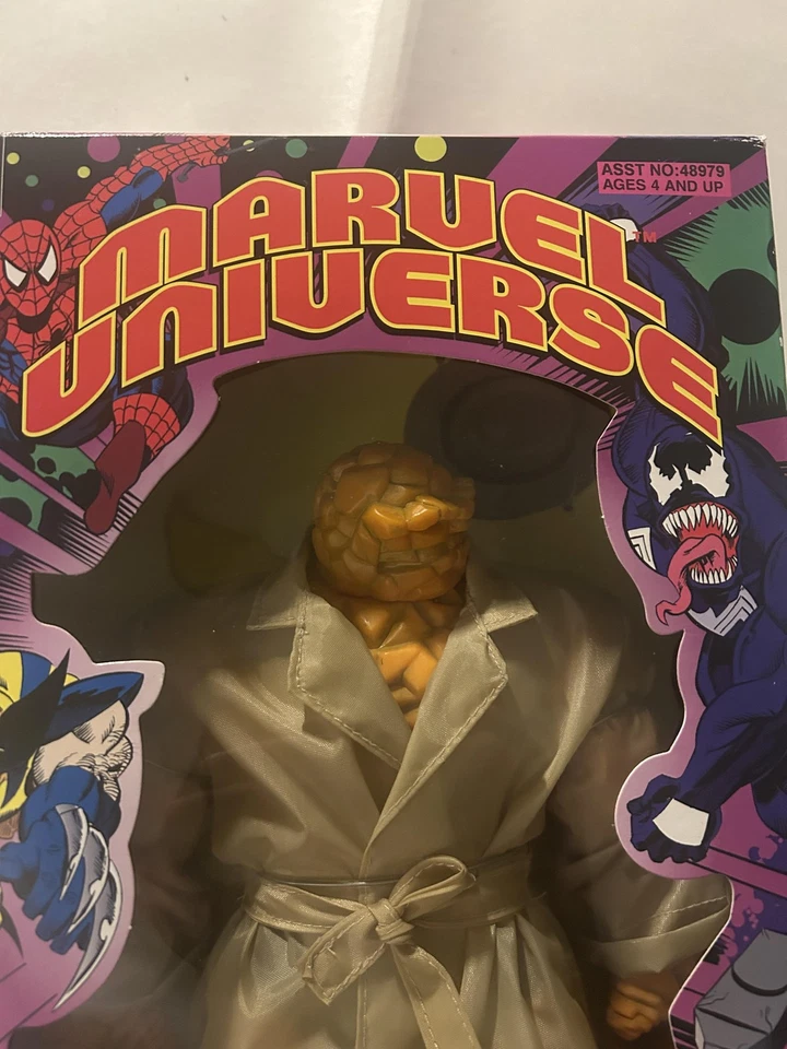 Boneco Vintage Toy Biz Universo Marvel Heróis Civis Ben Grimm The Thing 10" - Imagem 4 de 4