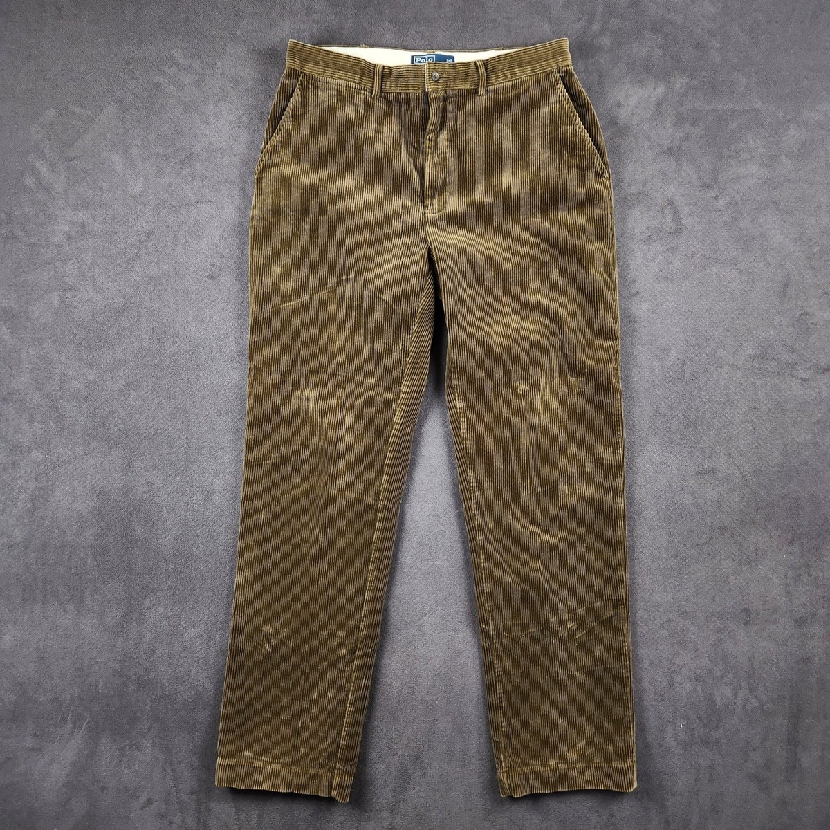Vintage Polo Ralph Lauren Corduroy Pants Mens 34x34 Brown Straight