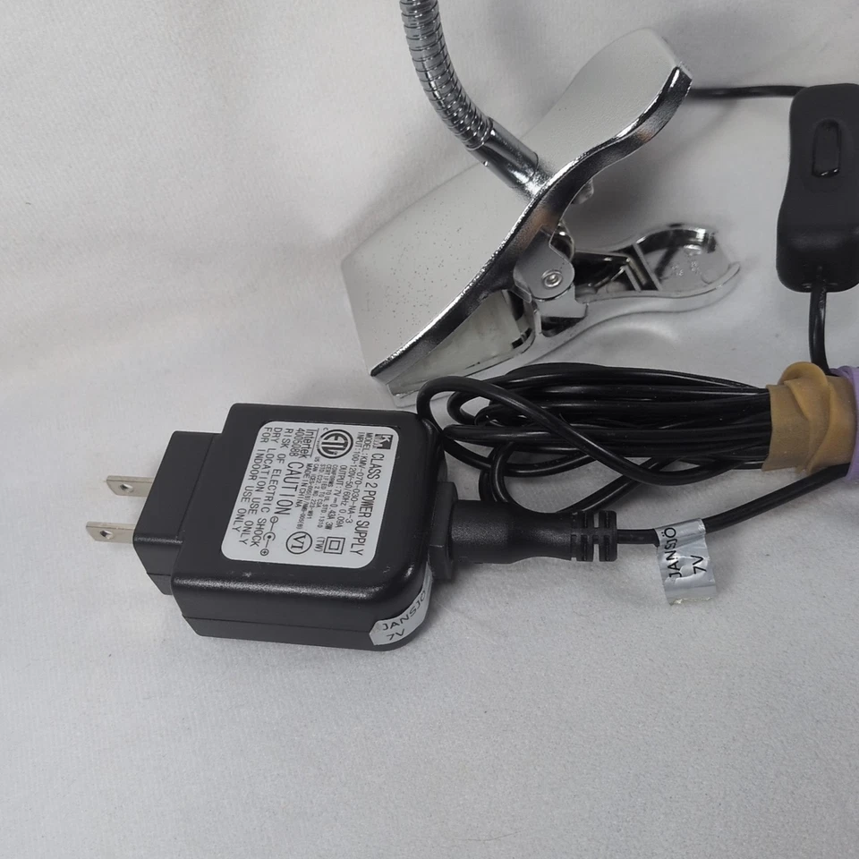 IKEA Jansjo гибкий Gooseneck лампа зажим на серебряный свет зажим шарнирное пятно - Изображение 4 из 4