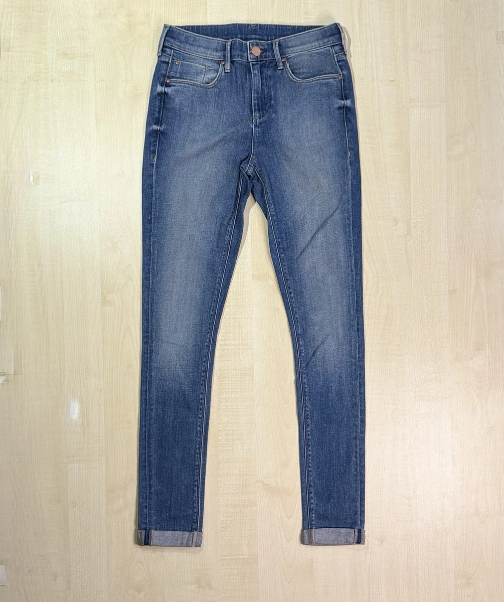 Jean Topshop Leigh Gris/vert Clair - Taille W 25 (regular) - Occasion Très Bon état - Lavage Clair