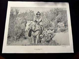 SHOOFLY Robert "Look'n for Shadows " Signed Print 1983