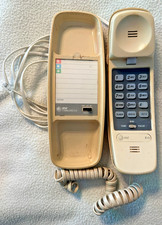 AT T TRIMLINE 210 TELEPHONE CREAM COLOR WALL OR DESK PHONE CORD INCLUDED VINTAGE