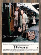 Burberry - Burberrys of London - Reklame Werbeanzeige Original-Werbung 1983 (2)