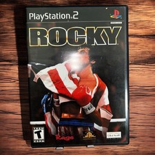 Rocky (Sony PlayStation PS2) CIB completo con scheda di registrazione manuale