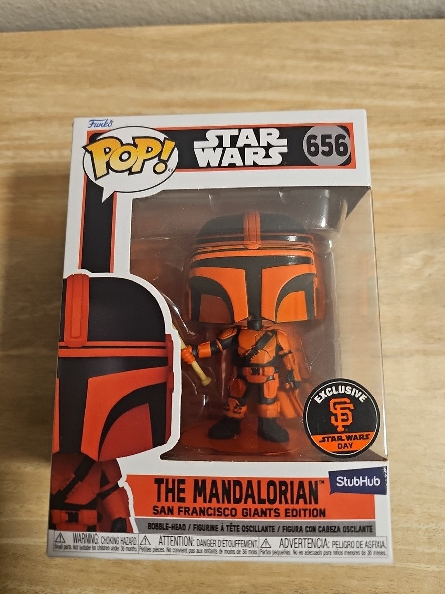 Funko POP SF Giants Star Wars Day Exclusive Mandalorian 656 Stub