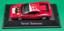 Herpa Model Red 1993 Ferrari Testarossa Merry Christmas Car 1:43 NEW IN BOX
