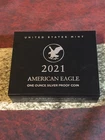2021-s Silver Eagle Proof Type 2 D-CAM