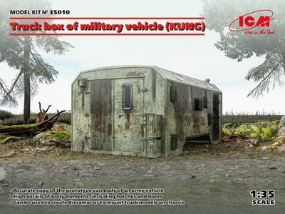 ICM 35010 1/35 Militärfahrzeug Truck Kiste (KUNG) Bausatz