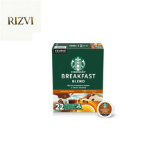 Starbucks Breakfast Blend K-Cup Coffee Pods, Medium Roast, 22 Ct