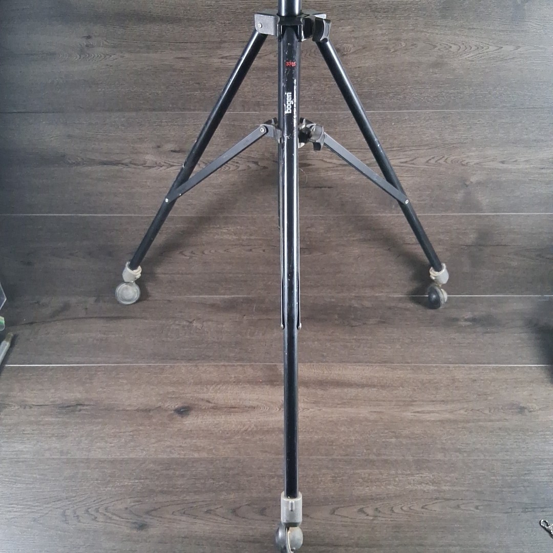 Manfrotto Bogen 3365 Tripod 13ft Wheeled Stand | eBay