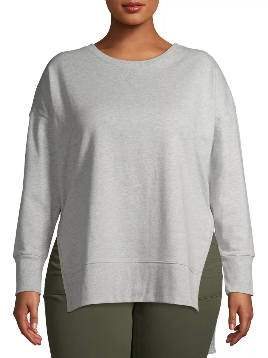 Terra Sky Women s Plus French Terry Sweatshirt Size 4X 28 30