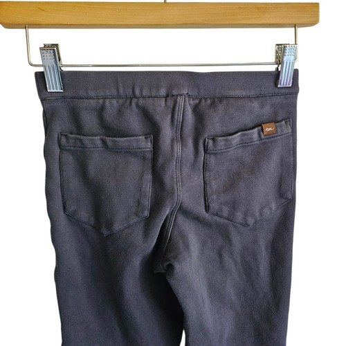 Tea Collection Knit Jeggings Pull On Pants Moto Style Gray Kids 12 - Picture 6 of 6