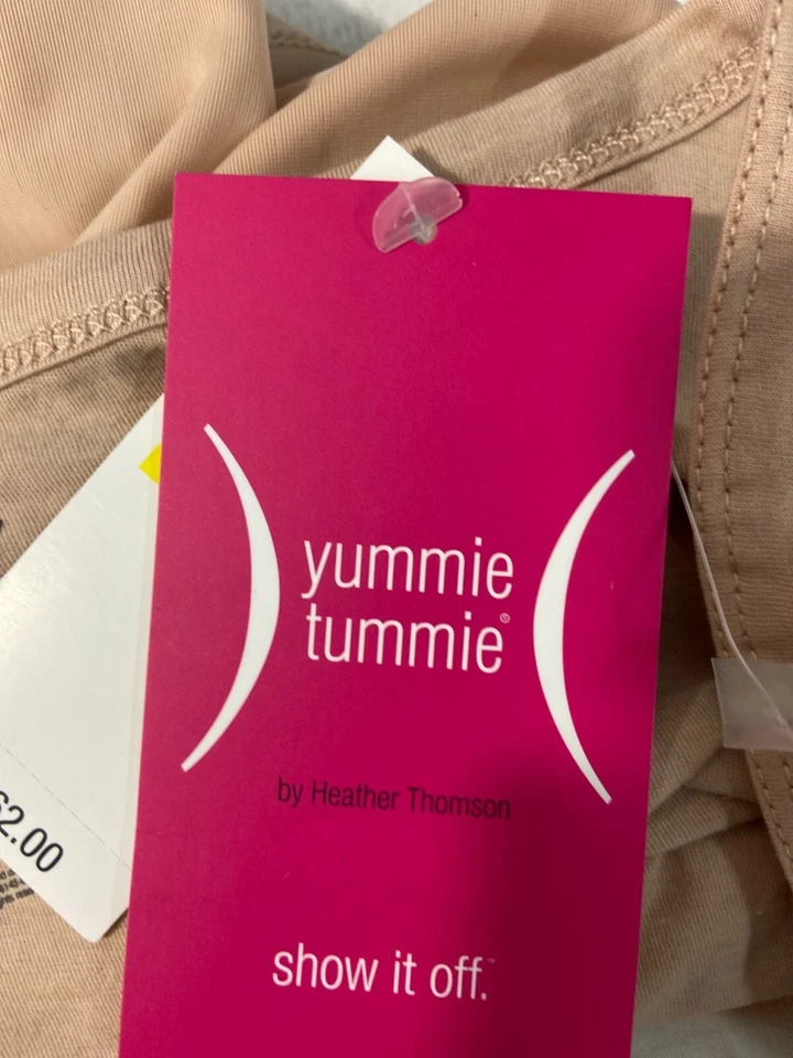 Camisa de compresión beige para mujer Yummie Tummie talla M - Nueva con etiquetas Foto 4 de 4