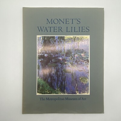 Vintage Metropolitan Museum Of Art Monets Water Lilies Art Book