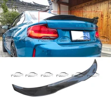 Carbon Fiber For BMW F22 F87 M2 PSM Style 2014-up Rear Trunk Spoiler Wing Lip