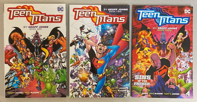 Teen Titans by Geoff Johns TPB 1-3 Robin Kid Flash Superboy Wonder Girl DC Comic