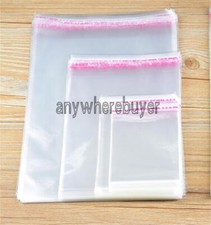 NEW Resealable Opp Plastic Self Adhesive Seal Bag 2''-22'' 100pcs
