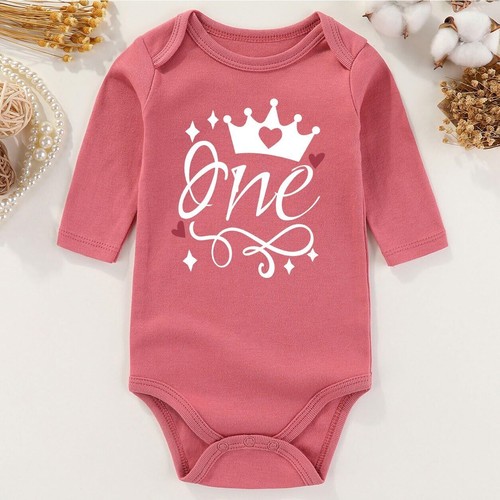 One Outfit Baby First Birthday Outfit Girl Baby Clothes Baby Bodysuits First ... - Bild 2 von 7
