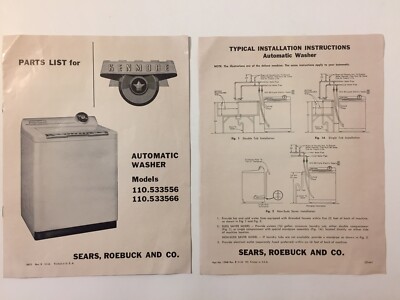 Old School Sears, Roebuck and Co. Kenmore Washer 110.91220100 