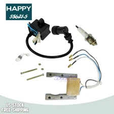 Magneto Stator Spark Plug Ignition Coil CDI Kit 49cc 60cc 66cc 80cc Engine