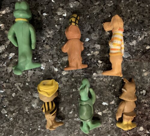 Vintage 1969 Walt Kelly Set of 6 Plastic Vinyl Figures Collectible Toy Figurines - Picture 3 of 23
