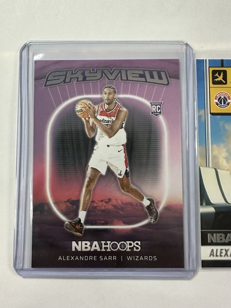 2024-25 NBA Hoops Alexandre Sarr RC Skyview #8 + Arriving Now #23