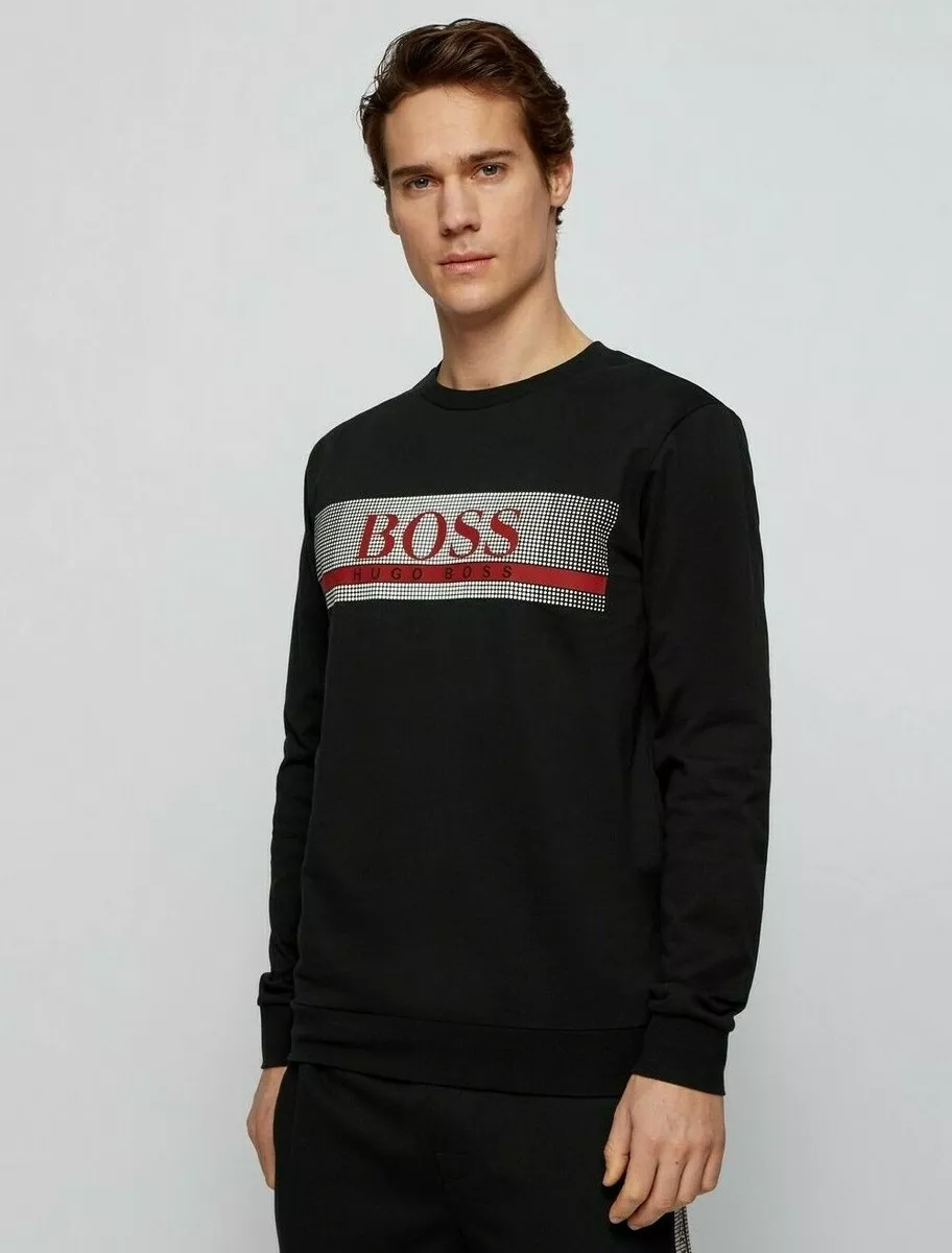 Boss authentic crew sweatshirt hotsell