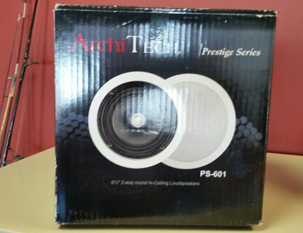 ARCHITECH PS-601 6.5" made with Kevlar(R) Ceiling Speakers 1 speaker only