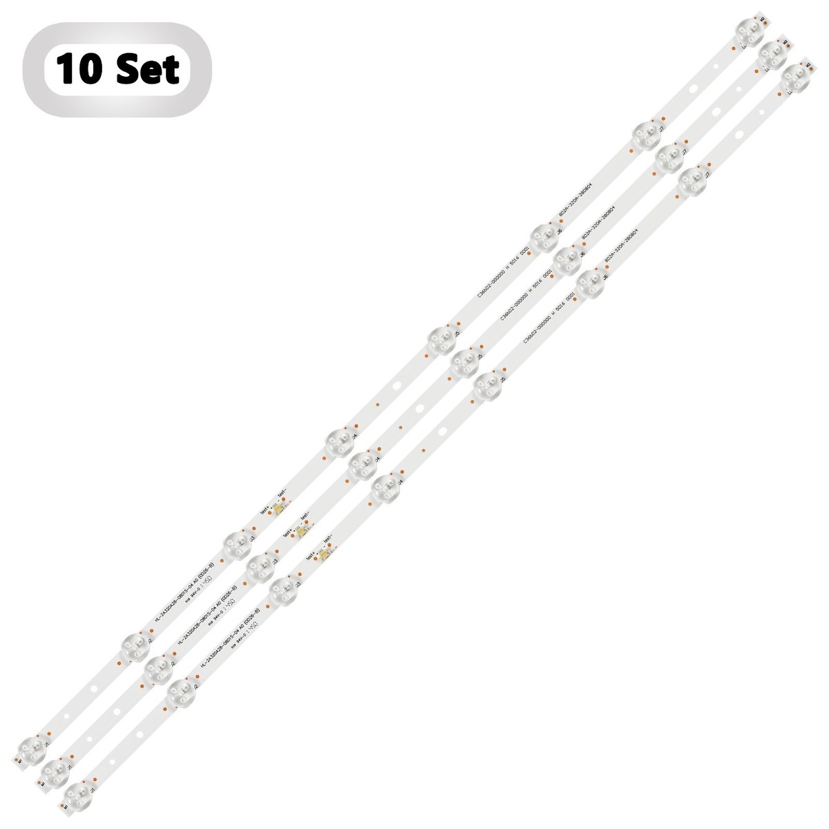 10Set LED Backlight Strips For FOX 32DLE250 HL-2A320A28-0801S | eBay