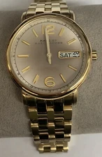 Marc Jacobs MBM3429 Ferus Gunmetal Grey Dial Gold Tone Stainless Women's Watch