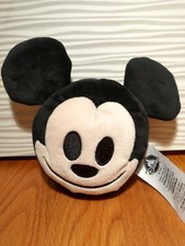 Disney Emoji MICKEY MOUSE Two Sided 2 Sided 4" Plush Stuffed Toy