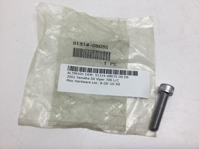 M YAMAHA YZFRR6 YZF R6 FORK BOTTOM DAMPER PINCH BOLT STAINLESS 91314