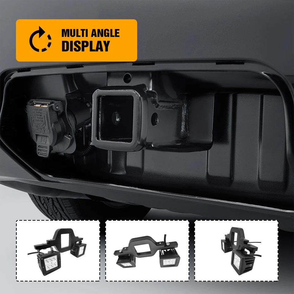 24 Вт 3 дюйма светодиодные капсулы с резервным кронштейном для крепления буксировочного устройства для Acura MDX RDX - Изображение 4 из 4