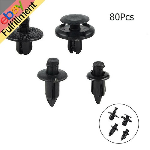 80Pcs Universal Motorcycle ATV Nylon Fairing Bodywork Rivets Pin Kit ...