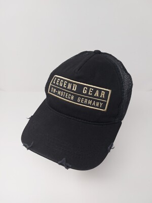 Legend Gear SW-Motech Germany Distressed Snapback Hat Adjustable Mesh Back Cap