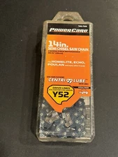 Power Care 14" Chainsaw Centri-Lube Chain - Y 52 - DL 3/8" LP .050" - NEW in Box