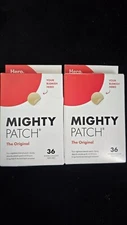  2 ×  Mighty Patch Hydrocolloid Acne 12mm Absorbing Spot Dot Patches -36 Count
