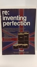 MARSHALL JVM GUITAR AMPLIFIERS  2008 AD-   11X8.5 - PRINT AD. 7