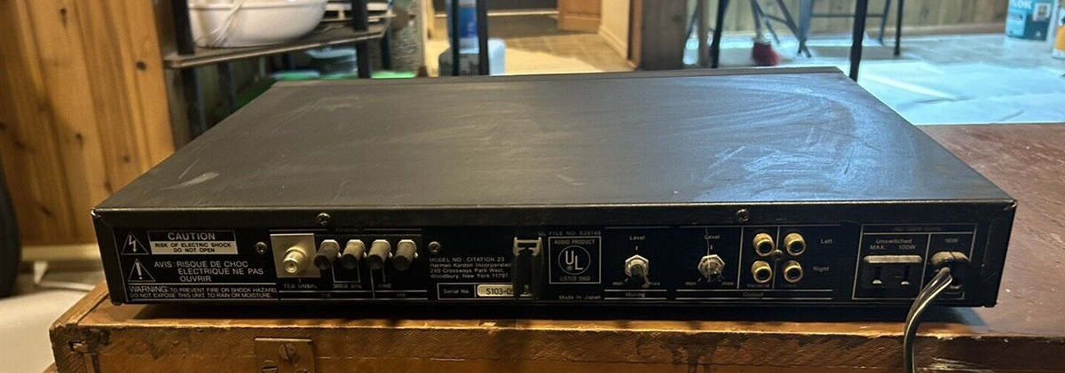 （希少 レトロ商品）Herman/kardoon CAUTION 23チューナー HARMON KARDON CITATION 23 ACTIVE TRACKING AM/FM STEREO TUNER | eBay