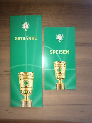 Menu Menu Cup Final 2019 RB Leipzig v FC Bayern Munich FCB