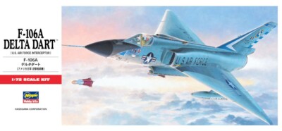 F-106 F-106A Delta Dart 1/72 Scale Plastic Model Kit - Hasegawa | eBay