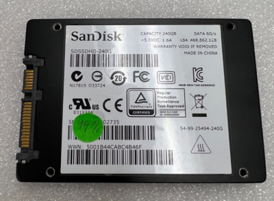SanDisk Ultra Plus/Ultra II/Intel SSD 4点 Sandisk Ultra 250GB 500GB 1TB 2TB 2.5 inch 3D Internal SSD