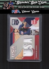 2020 Panini Elite Extra Edition USAM-TH Tanner Houck USA Material Red #/49