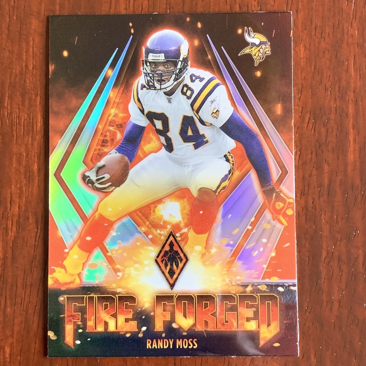 2021 Panini Phoenix Fire Forged Randy Moss #FF-4 Silver Prizm