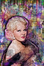 MAE WEST TRIBUTE Poster, Mae West Pop Art Free Shipping Us
