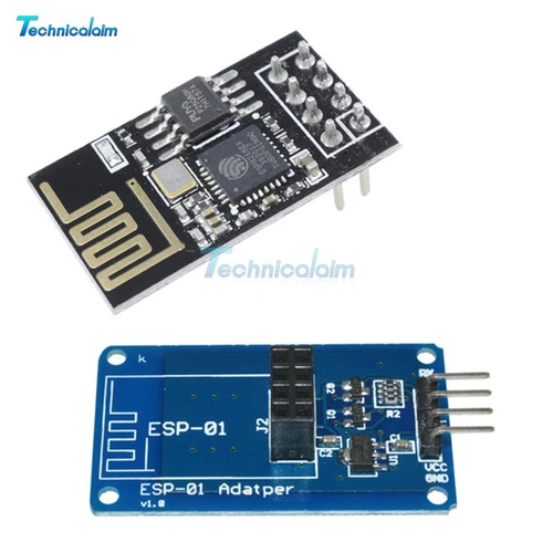 ESP8266 ESP-01S Transceiver Wireless Module+Breadboard Adapter Breakout
